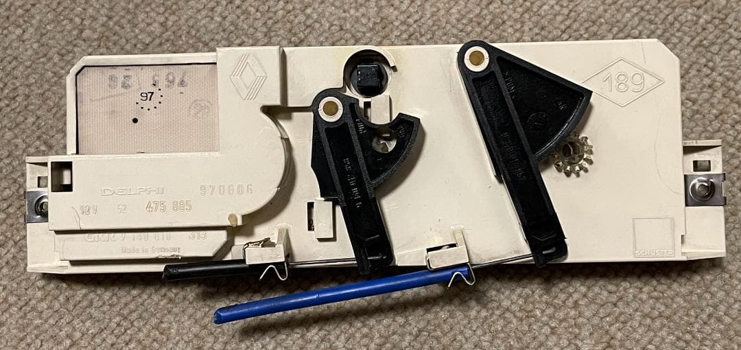 ルノー トゥインゴ（初代）空調操作パネル