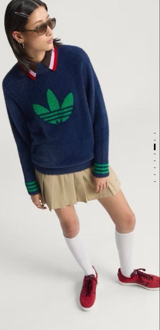 adidas オリジナルスゴルフ　ネイビー ニット