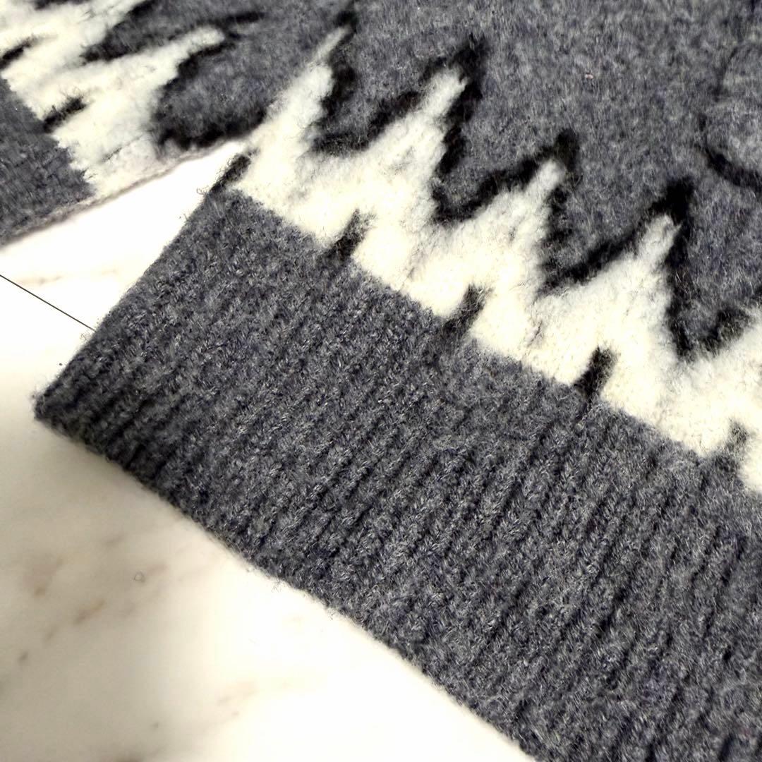 2024✨️完売品 アニュアンス ノルディック ニット カーディガン グレー