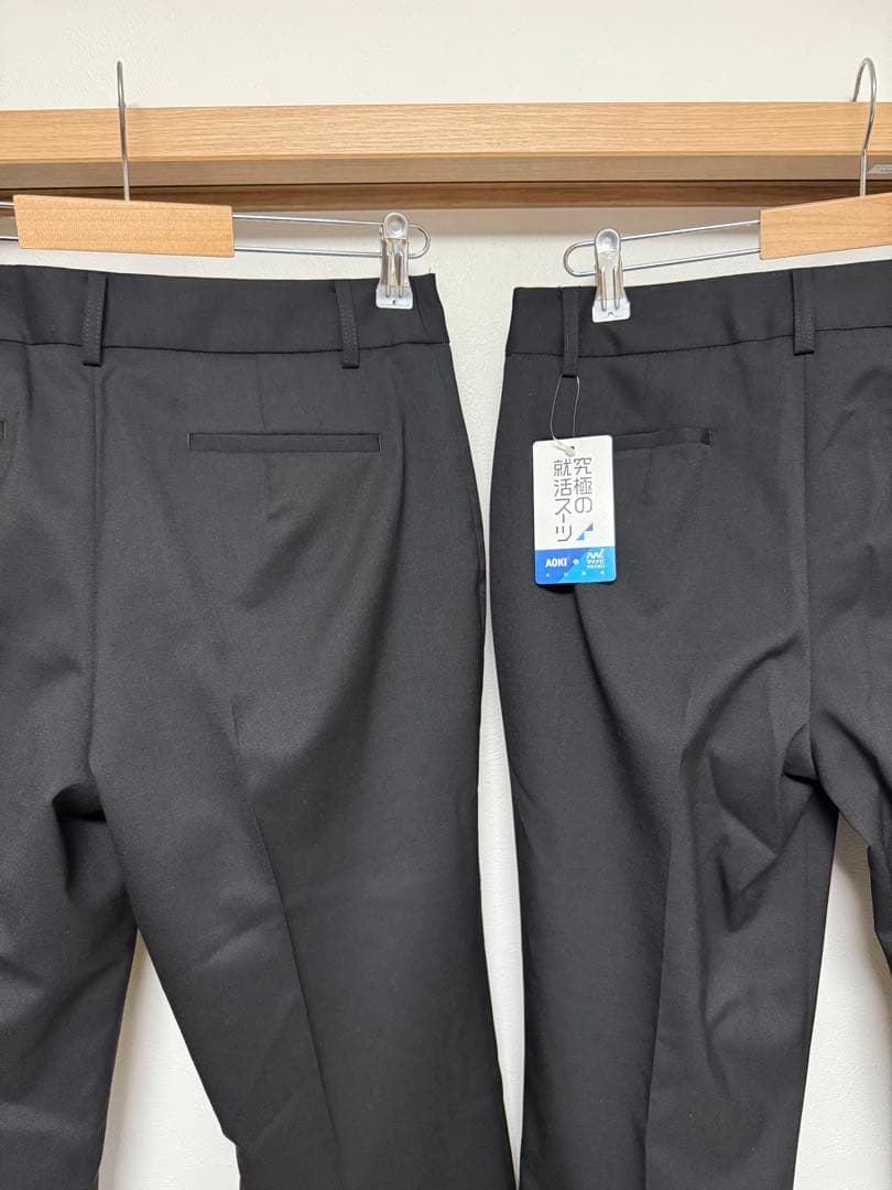 未使用品　タグ付き　アオキ　パンツスーツセットアップ　ブラック　11 M 高機能