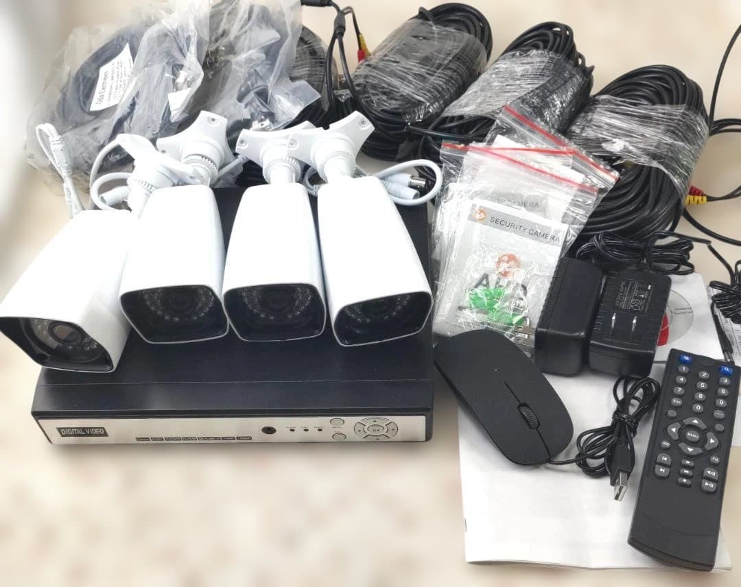 ☆彡防犯カメラ　４台　録画装置セット　ＨＤＤ２ＴＢ搭載　TL-J5304T