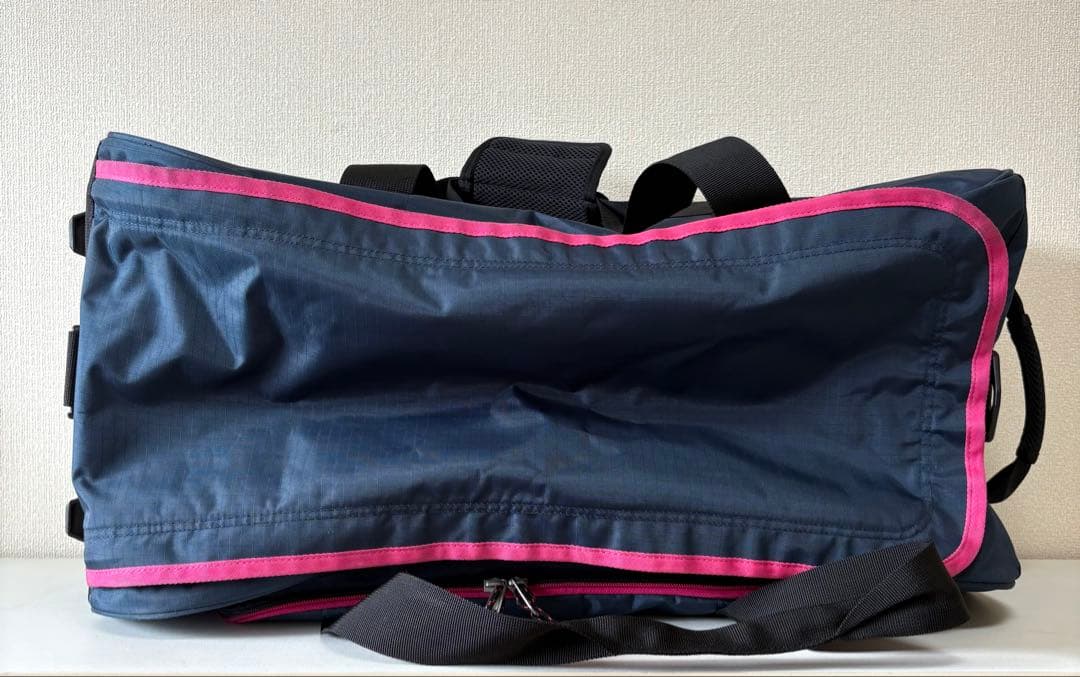 Coleman ボストンバッグキャリー　ネイビー/ピンク