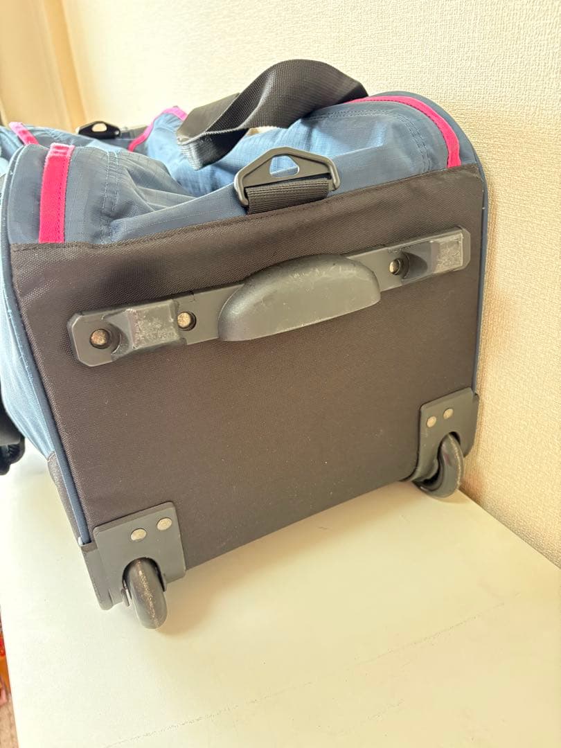 Coleman ボストンバッグキャリー　ネイビー/ピンク