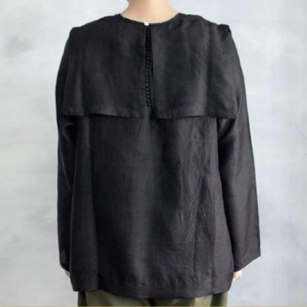 BUNON ブノン　セーラーブラウス　黒