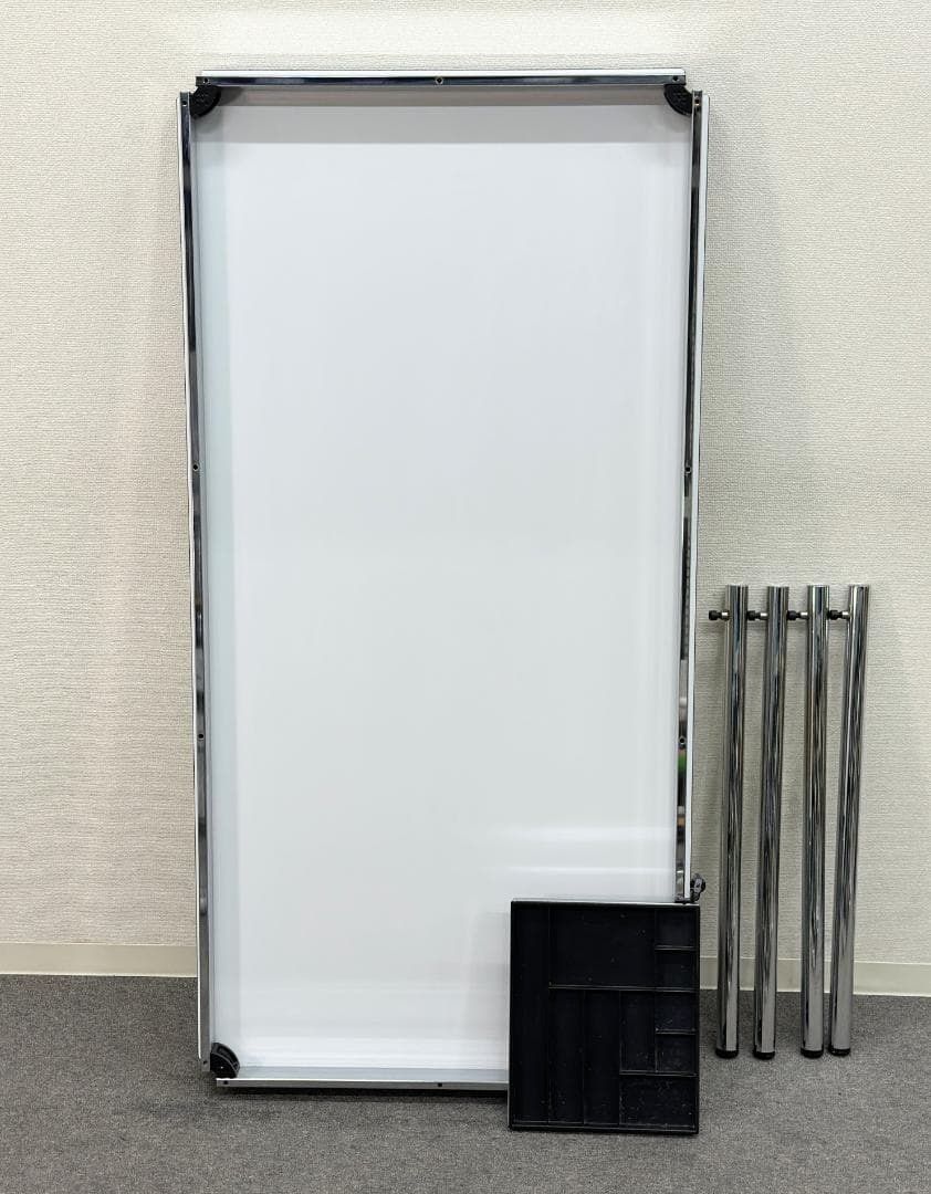 USMハラー■ミーティングテーブル　白　W1500　ペントレイ付　会議　オフィス