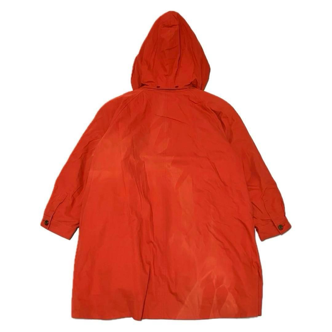 XL ライナー　バーバリーズ　ステンカラーコート　フード　ノバチェック　赤