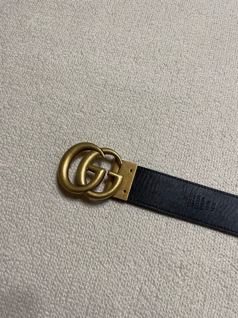 【最終値下げ 本日購入9,500円】GUCCI ダブルG ワイドベルト