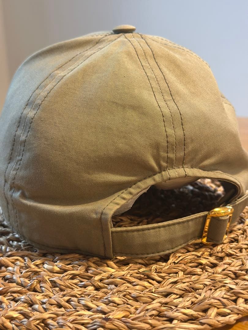Celine セ カーキ ベースボールキャップ S