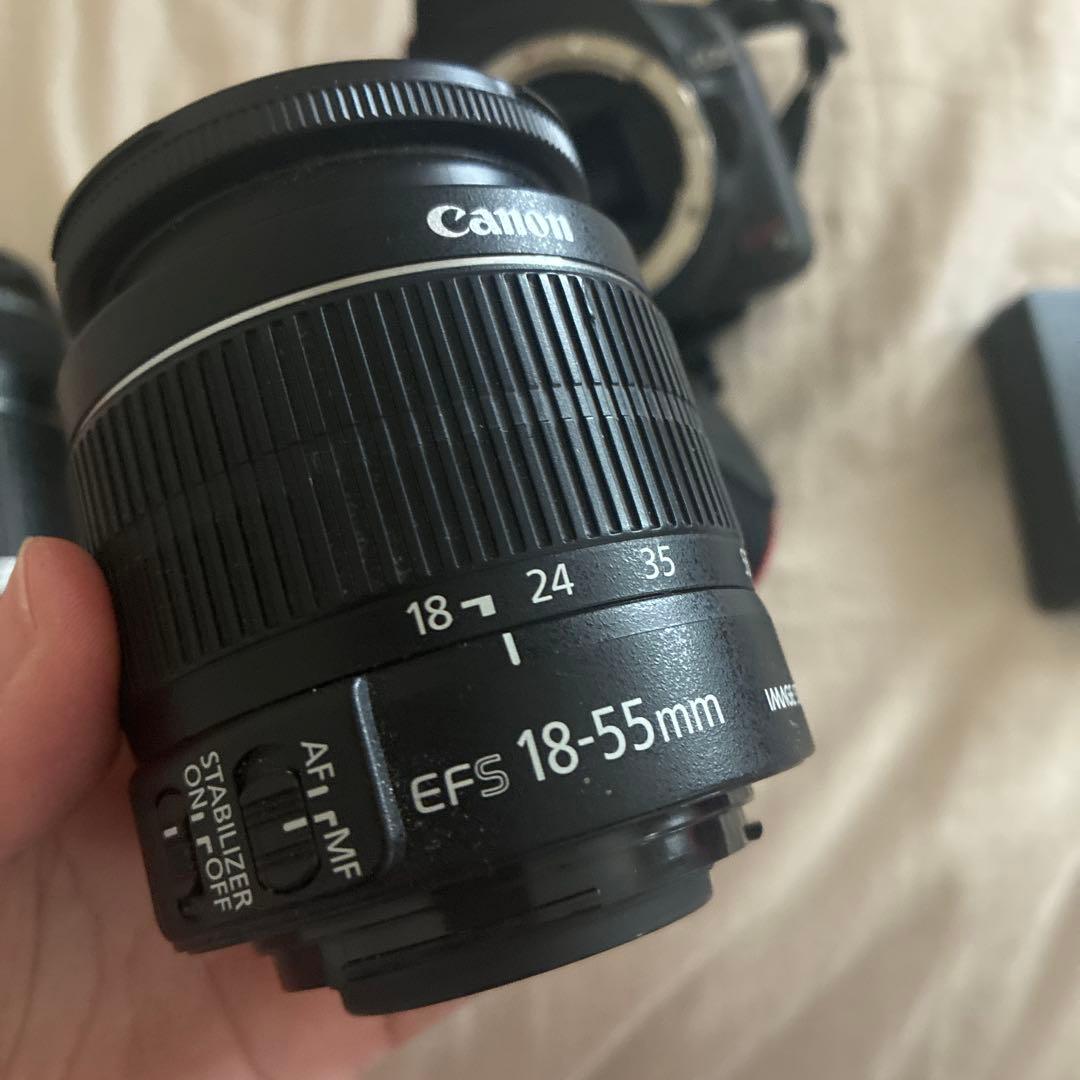 CANON EOS KISS X3 望遠レンズ55-250 ジャンク品