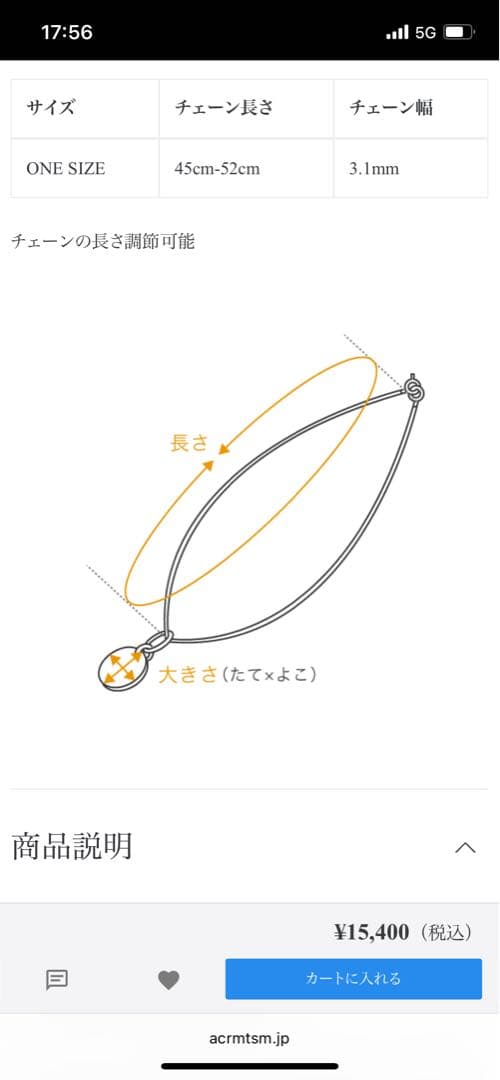 GARNI Chain_7 ネックレス