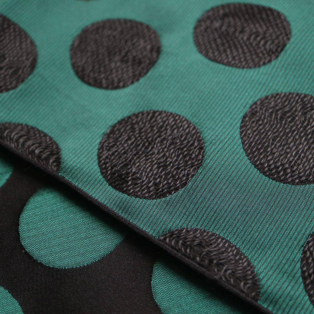 tsubakian ドット 水玉 兵児帯 グリーン