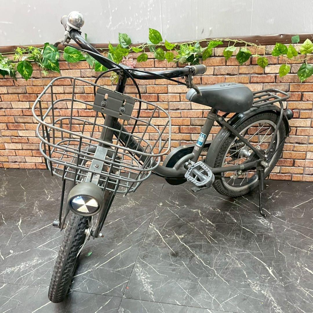 【66】子供用自転車 子供車 ブリヂストン bikke グレー 16インチ