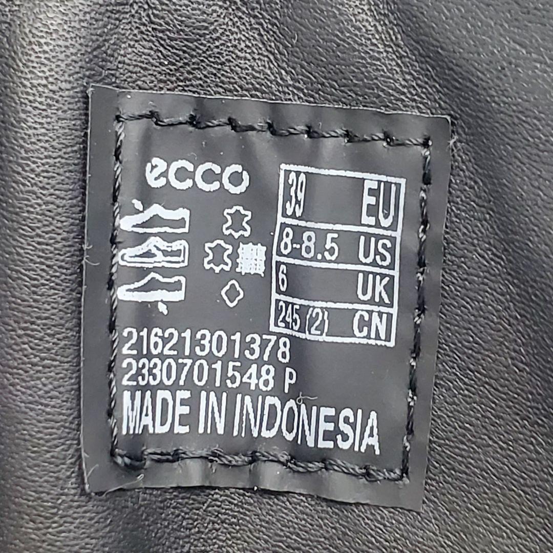 美品✨ECCO NOUVELLE ヌーベル レースアップブーツ 本革 撥水 39