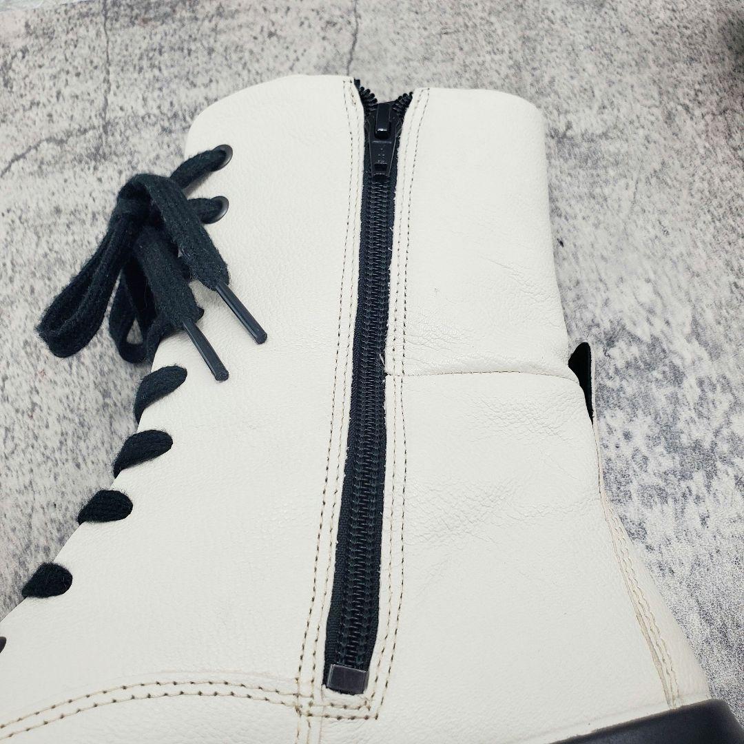 美品✨ECCO NOUVELLE ヌーベル レースアップブーツ 本革 撥水 39