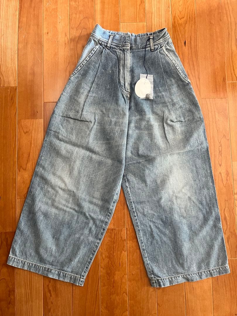 【新品未使用】yunahica×chieko ユナヒカ ワイドデニム０