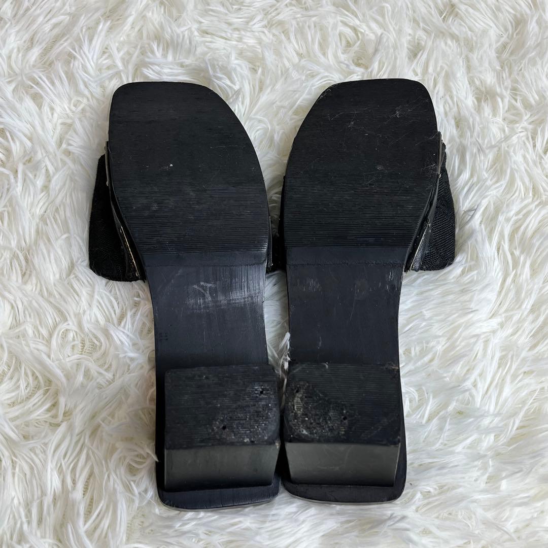 GUCCI グッチ GG柄 ミュール サンダル　24cm レディース