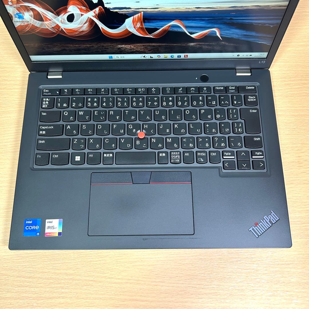 美品 Lenovo ThinkPad L13 Gen4 i5 16GB オフィス