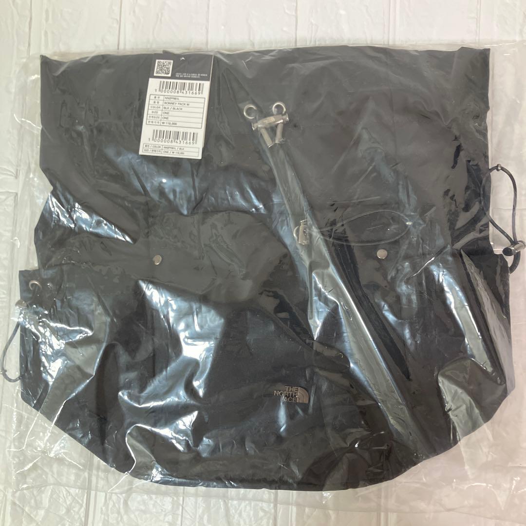 韓国限定✨ノースフェイス ホワイトレーベル ボニーパック M ブラック 新品