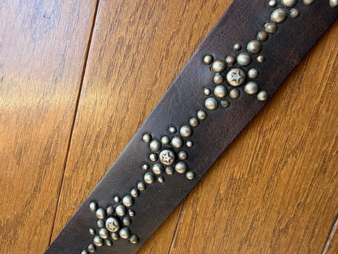 OLD STUD スタッズベルト スタースタッズ W79-90