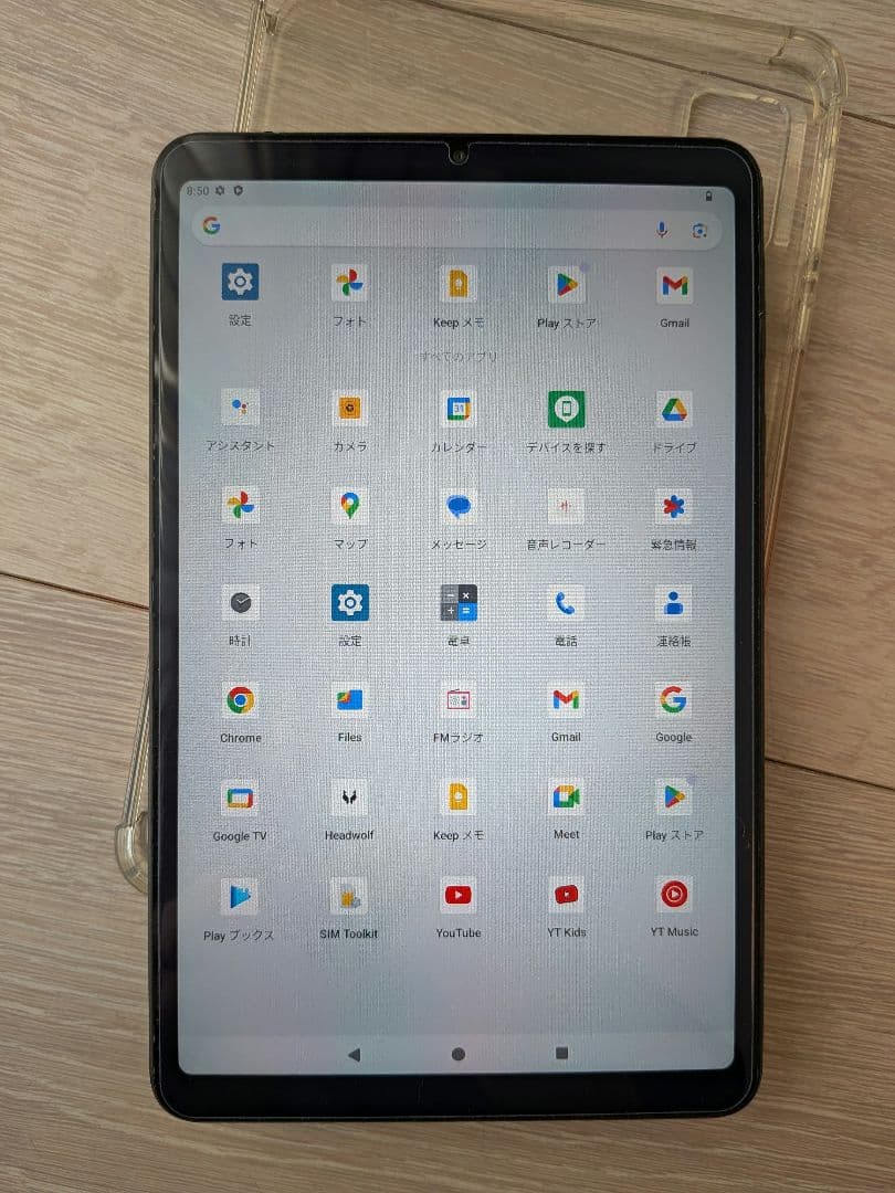FPAD5 HEADWOLF Androidタブレット 本体 クリアケース付き