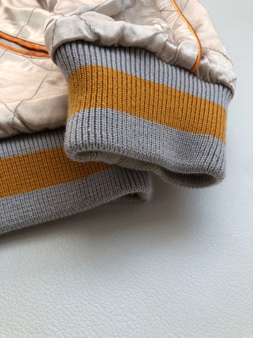 旧ドゥニーム　スカジャン 鷹刺繍 ネイビー