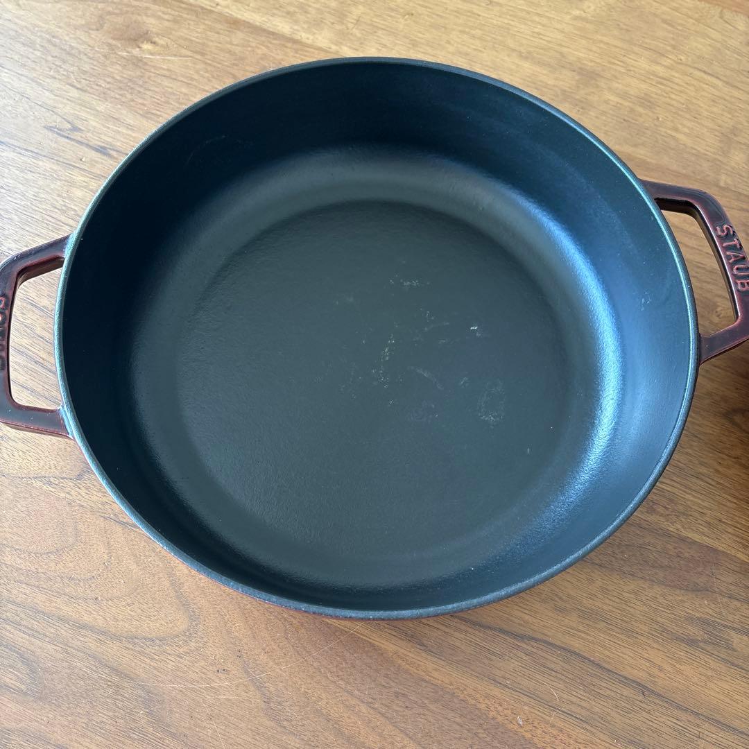 STAUB ストウブ　ブレイザーソテーパン　28センチ　グレナディンレッド