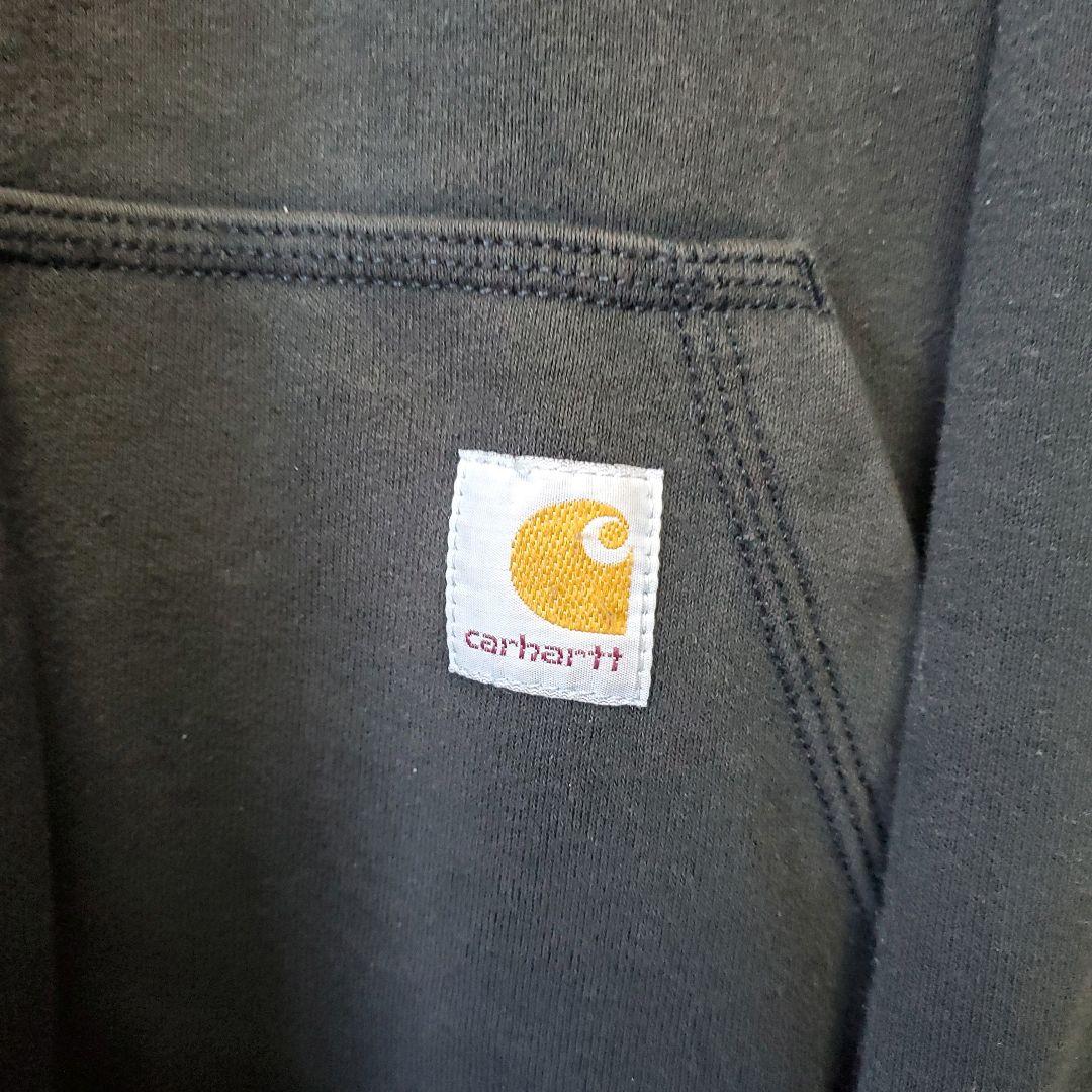 ☆カーハート☆ハーフジップスウェットパーカー☆ワンポイントタグロゴ☆２ＸＬ