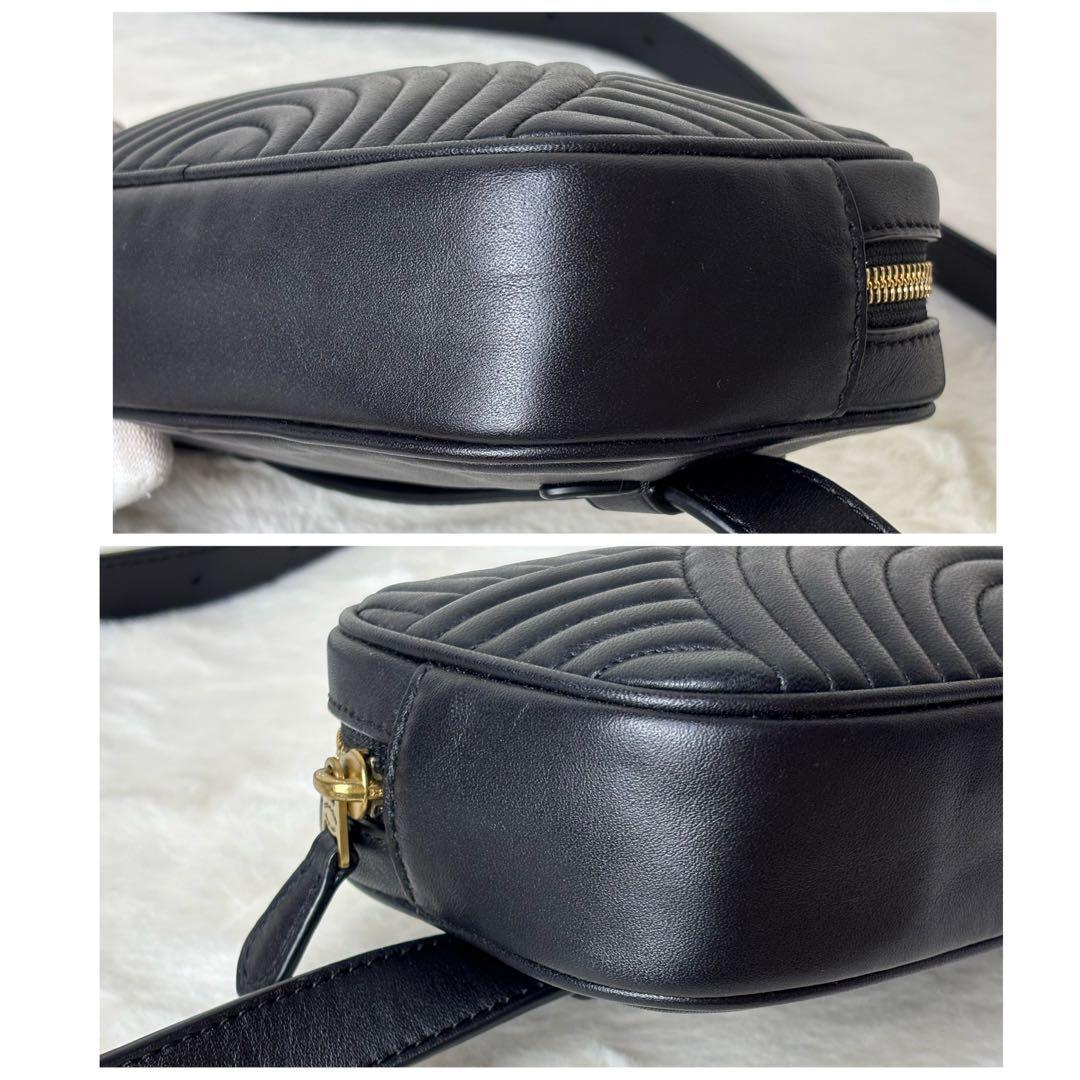 美品✨COACH　キルティング　ボディバッグ　ウエストポーチ　ブラック　斜め掛け