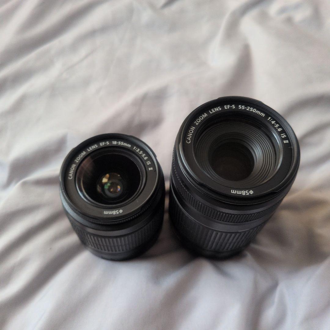 EOS Kiss X80 ズームレンズ2本セット