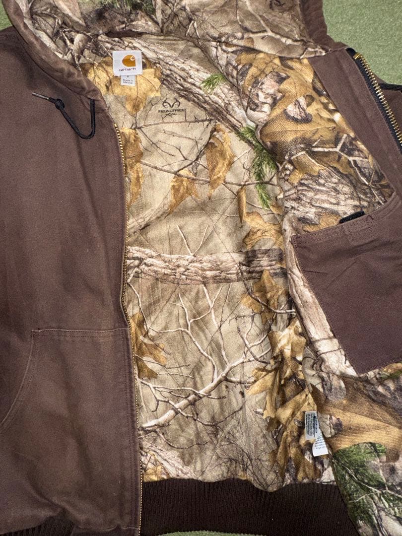 Carhartt ブラウン フード付きジャケット Lサイズ