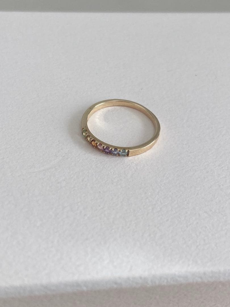 10K アミュレットピンキーリング