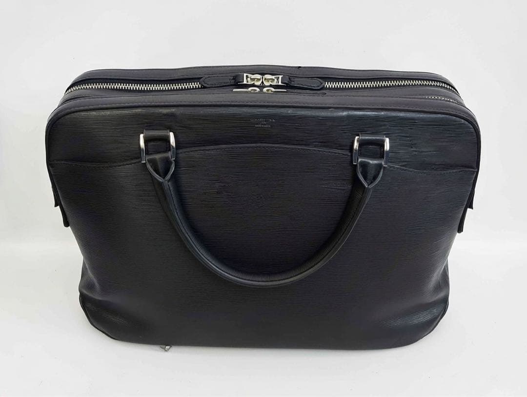 PELLE MORBIDA ブリーフケース キャピターノ 2室 ネイビー