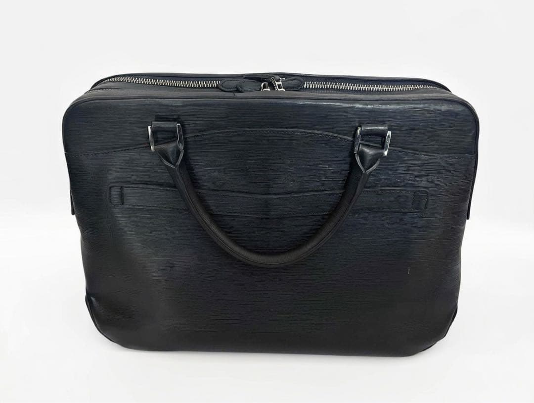 PELLE MORBIDA ブリーフケース キャピターノ 2室 ネイビー