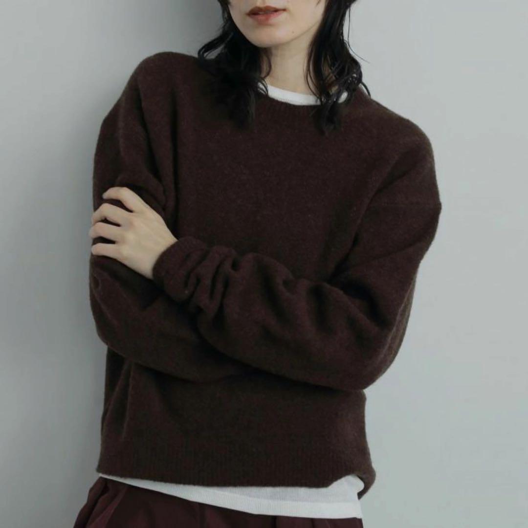 anuke　Layered Scarf Knit