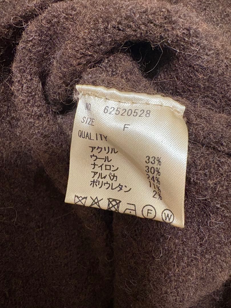 anuke　Layered Scarf Knit