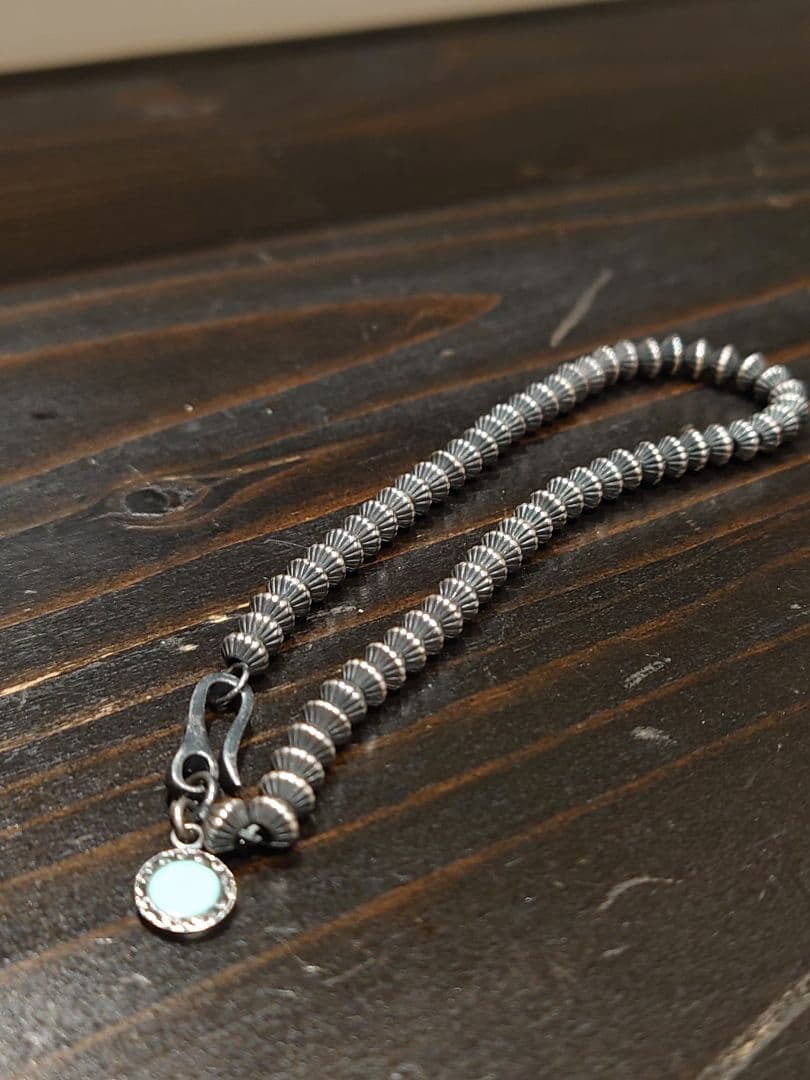 廃盤 SAAD サード シルバー ビーズ ブレスレット STERLING