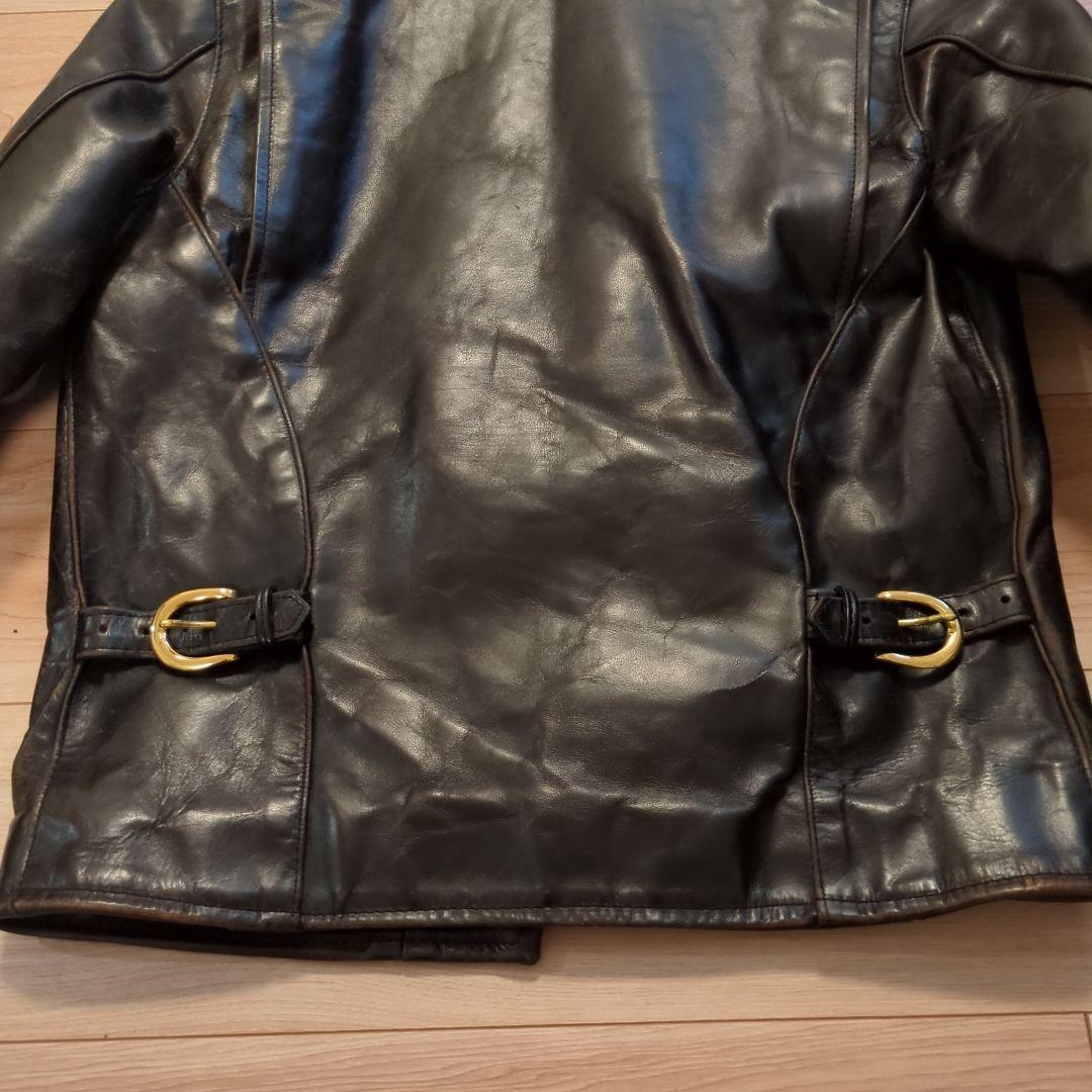 VANSON ENFホースハイドシングルライダースジャケット