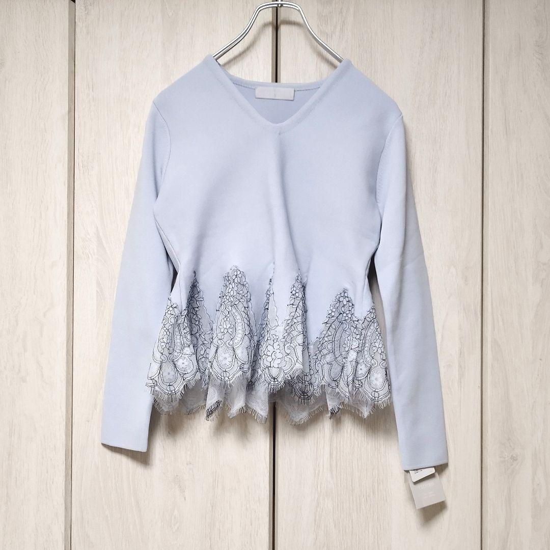 0*︎様 CELFORD　セルフォード　刺繍レースニット　プルオーバー　36　タ