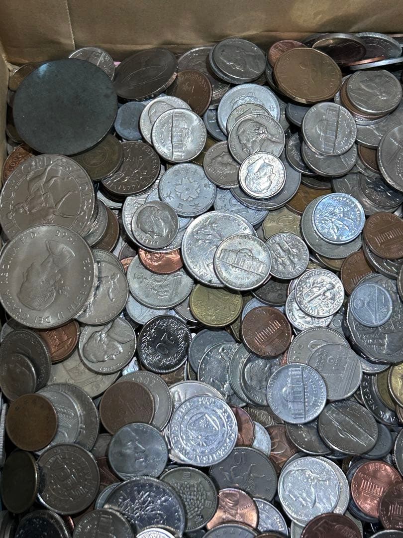 外国　　セット　大量　9.4キロ　古銭　銀貨　アメリカ　ドル　リバティー