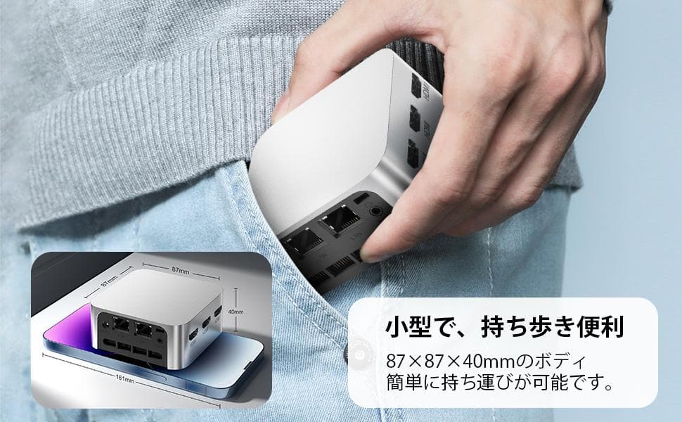 にまめ　ミニpc 第12世代インテルAlder Lake-N100