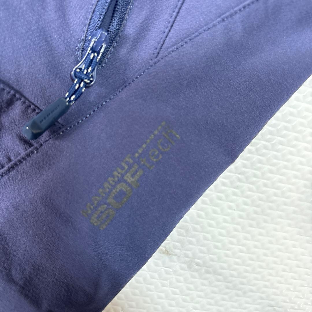 ✨美品✨マムート　ソフテック　ナイロンジャケット　紺M