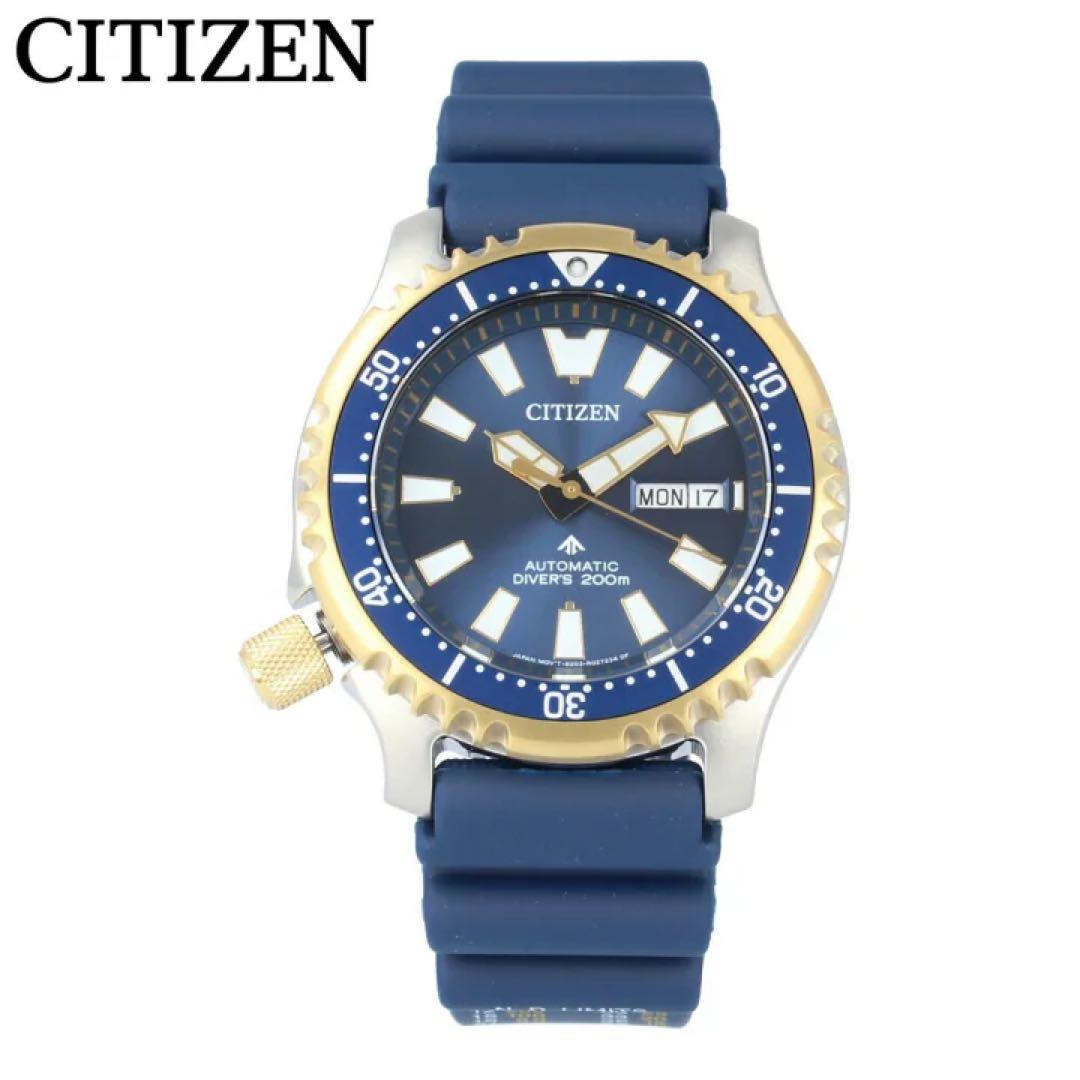 てつCITIZE巻き 限定 ダイバー 防水 ウレタン NY0096-12L