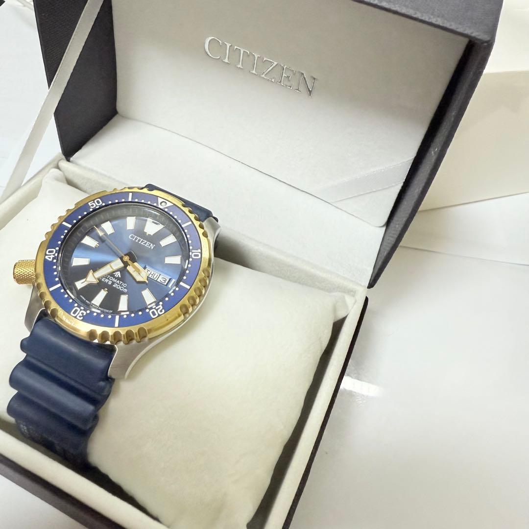 てつCITIZE巻き 限定 ダイバー 防水 ウレタン NY0096-12L