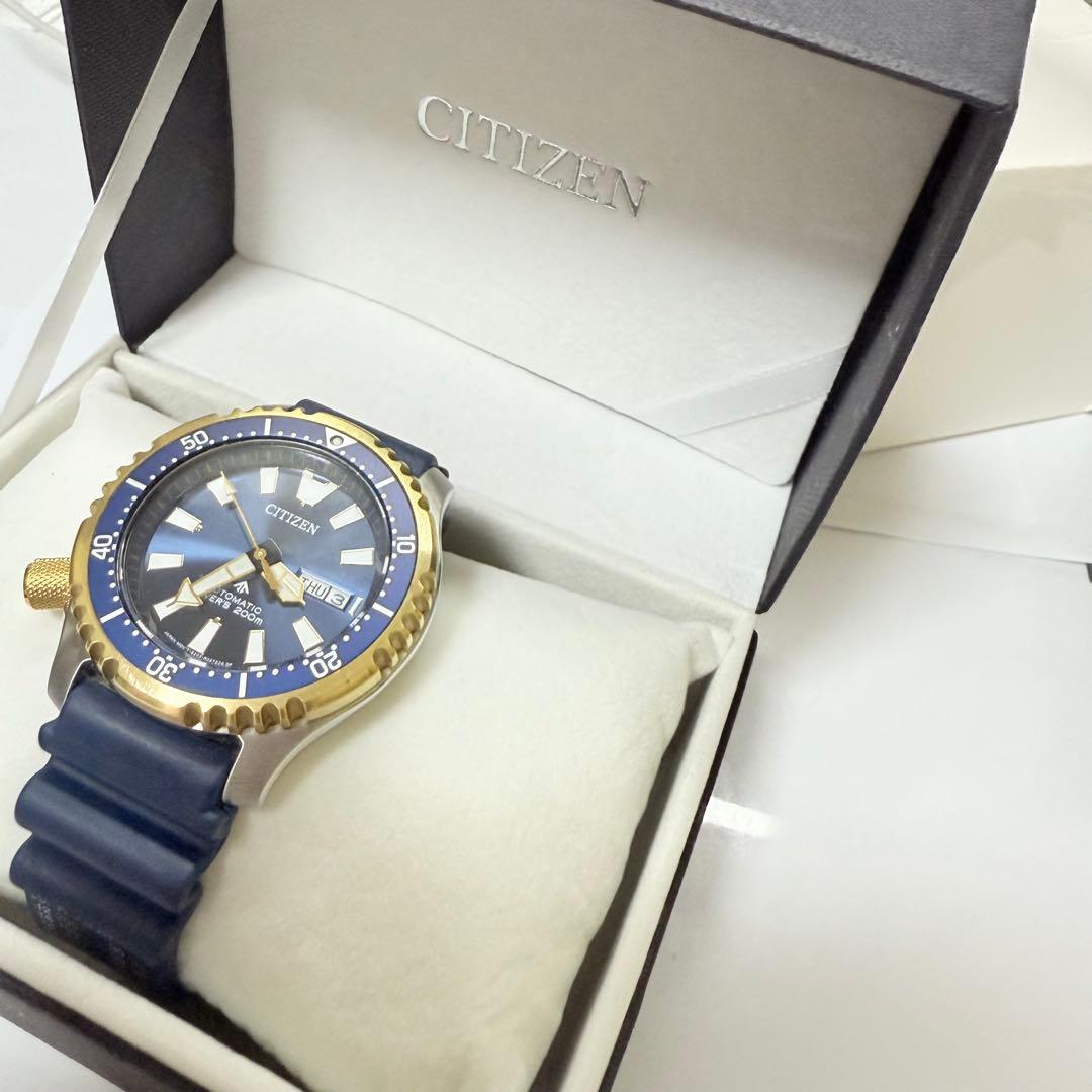 てつCITIZE巻き 限定 ダイバー 防水 ウレタン NY0096-12L