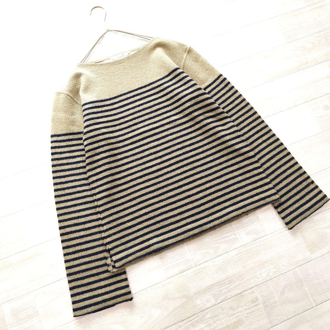 45rpm& 圧縮ウールボーダーニットセーター 3