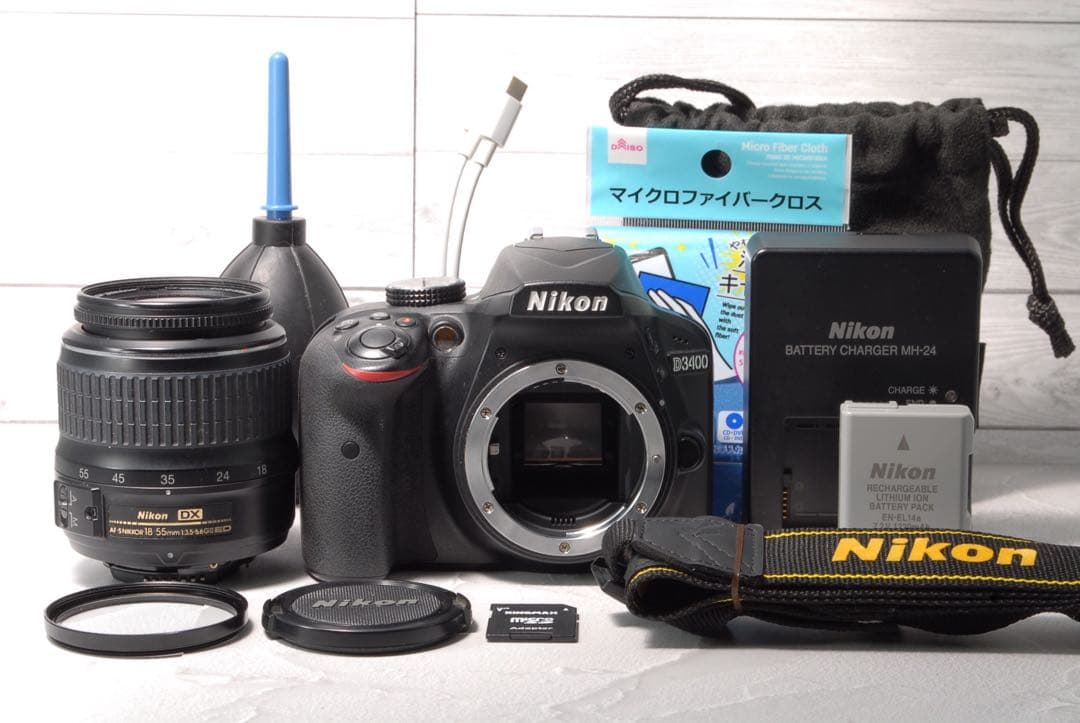 Nikon D3400 18-55mm Ⅱ スマホ転送OK 一眼レフカメラ