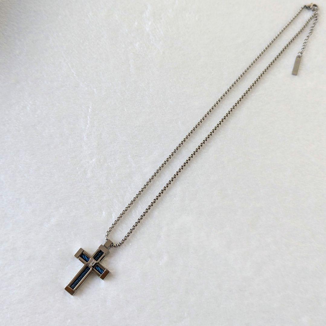 POLICE ポリス ネックレス アクセサリー クロス メンズ ケース付き