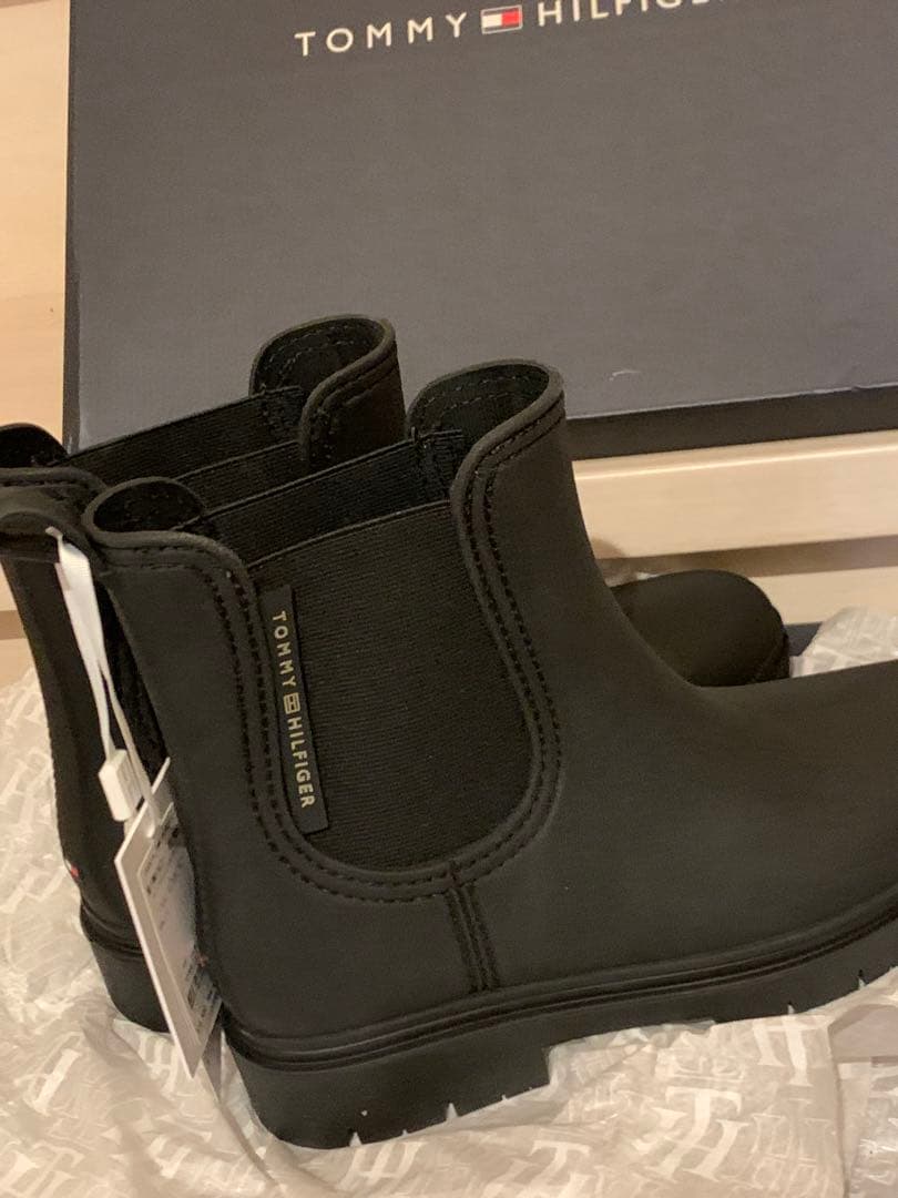 【MKH】　トミーヒルフィガー　エッセンシャルトミー　レインブーツ