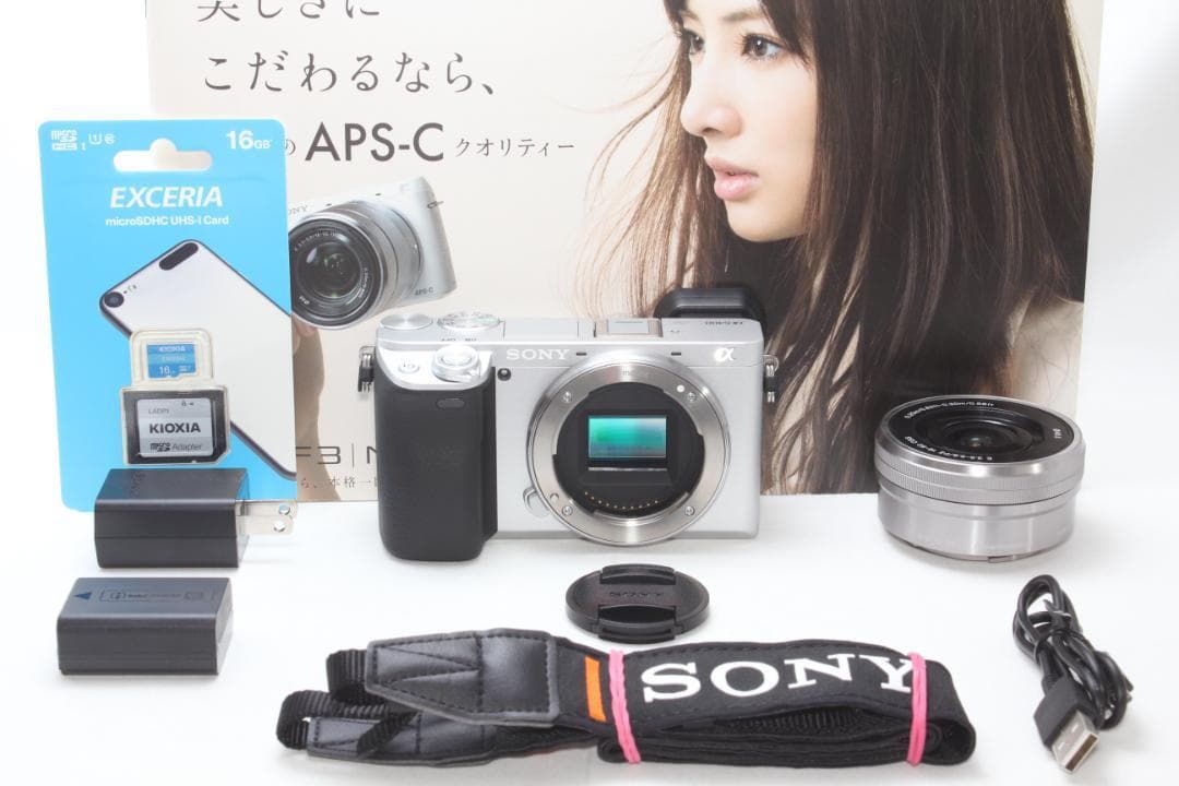 ❤️ショット数極少❤️SONY α6400 パワーズームレンズキット シルバー