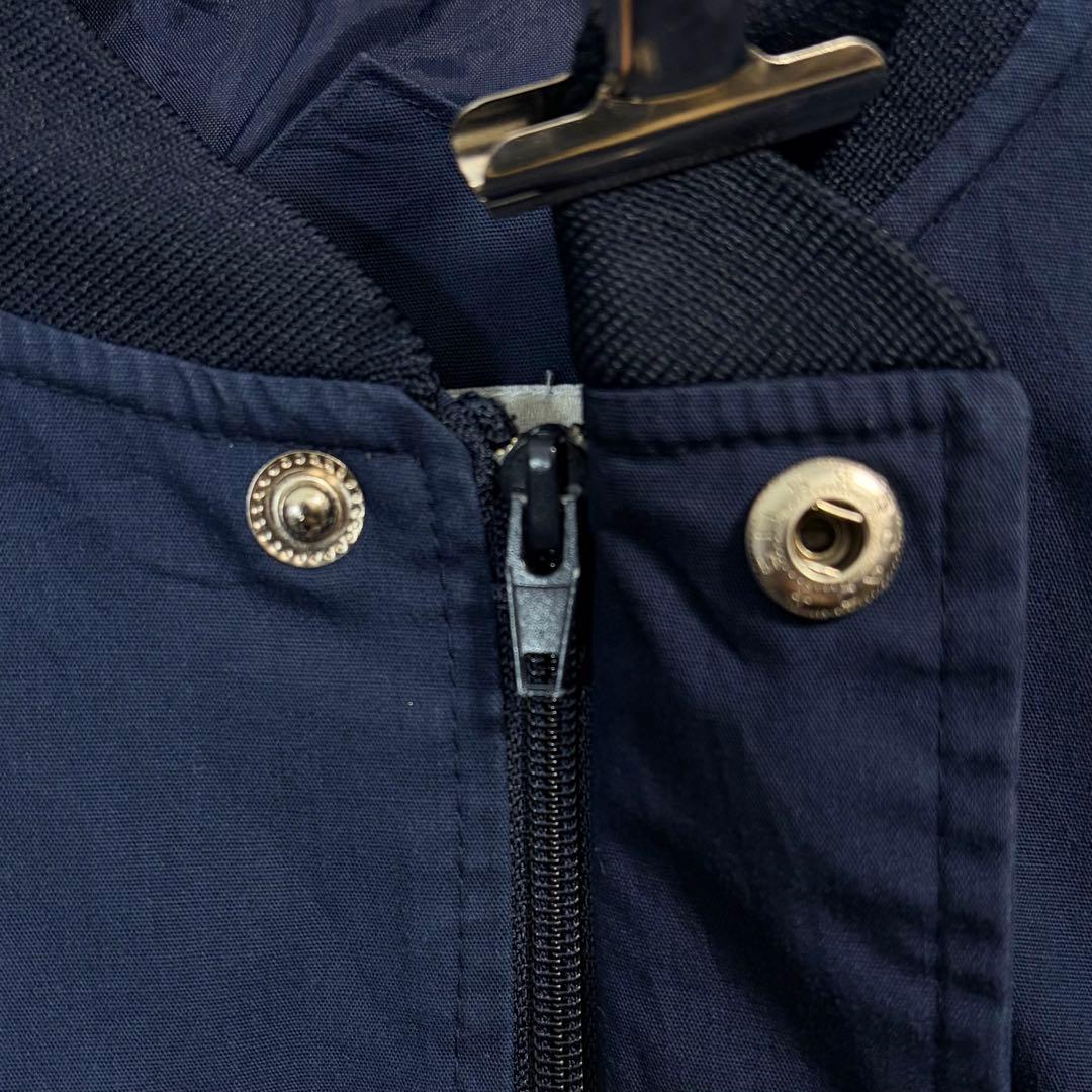 KNIGHTSBRIDGEダービージャケットMネイビー90s短丈ブルゾン